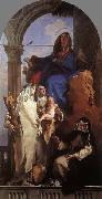 Giovanni Battista Tiepolo The Virgin Appearing to Dominican Saints oil painting